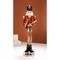 Icy Giftware Set of 3 Christmas Drummer Nutcracker - 12" - Red and Clear